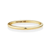 1.4mm High Domed Band Ring in 10kt Yellow Gold