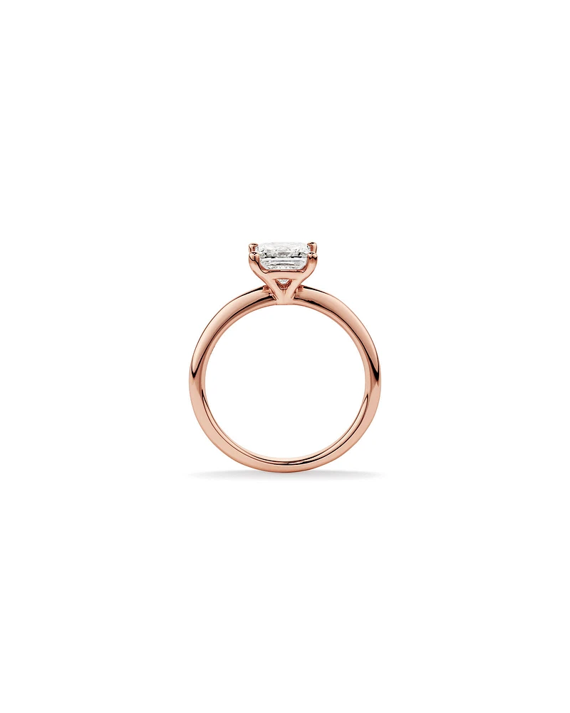 1.25 Carat TW Princess Cut Laboratory-Grown Diamond Solitaire Engagement Ring In 14kt White Gold