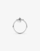 Signature Lock Ring Sterling Silver