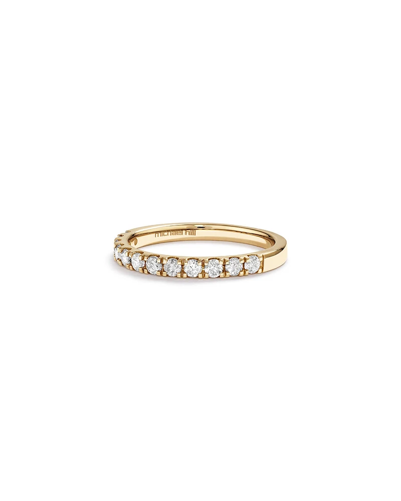 Wedding Band with 1/2 Carat TW of Diamonds in 14kt Yellow Gold