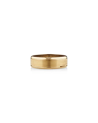 Men's Wedding Band in 10kt Yellow Gold