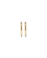 10mm Sleeper Earrings in 10kt Yellow Gold