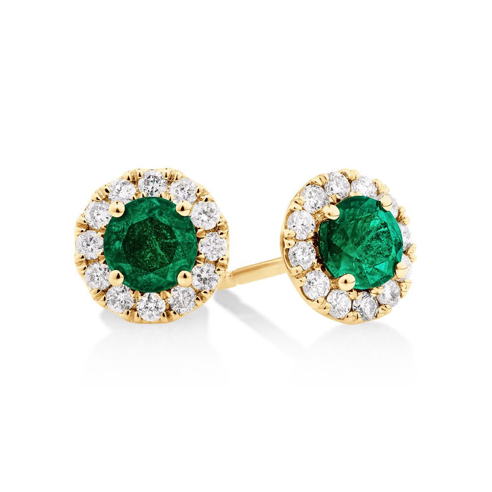 michael hill emerald earrings