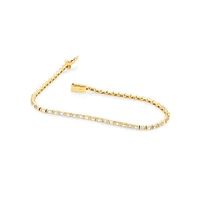 0.74 Carat TW Diamond Tennis Bracelet in 10kt Gold