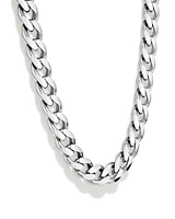 Chaîne Gourmette de 14.8mm en Argent Sterling