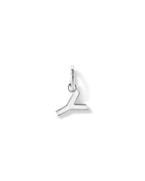 Letter Z Initial Pendant in Sterling Silver