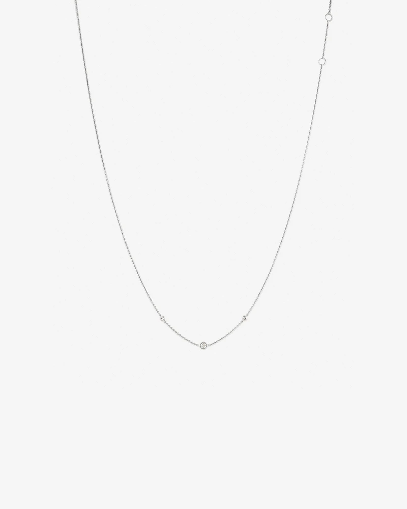 Serendipity Necklace With 0.10 Carat TW Diamonds In Sterling Silver