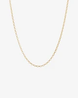 50cm (20") Oval Belcher Chain in 10kt Yellow Gold