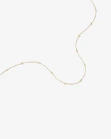 45cm (18") 2mm-2.5mm Width Adjustable Bead Necklace in 10kt Yellow Gold