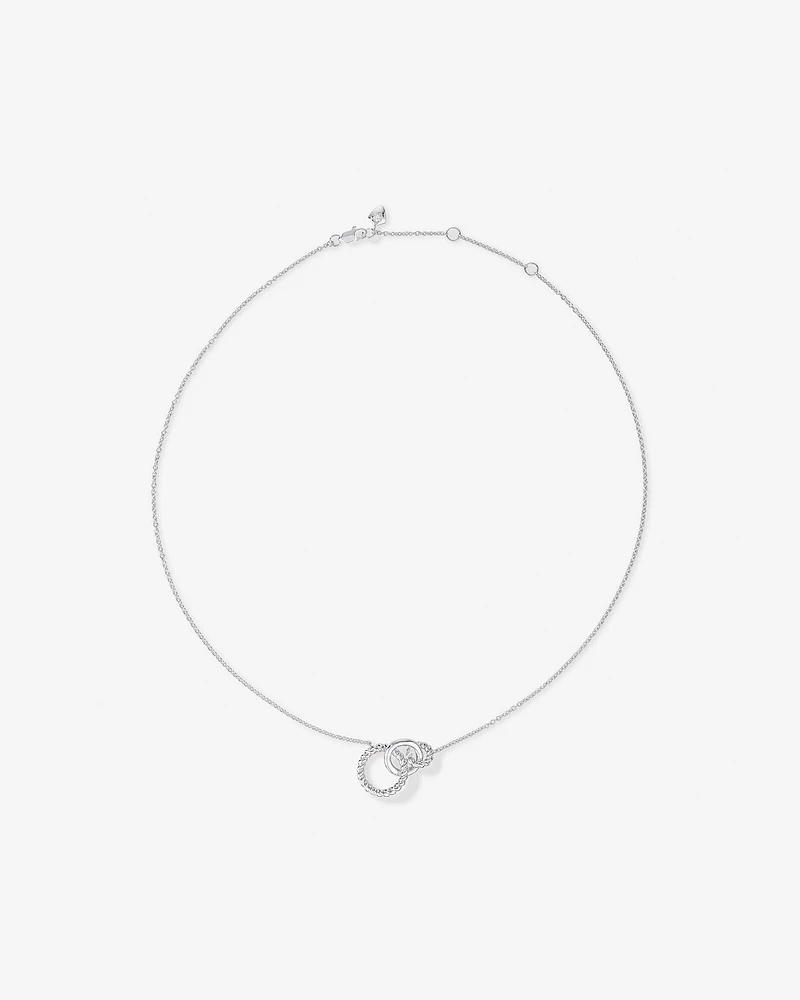 45cm (18") Triple Pendant Necklace in Sterling Silver