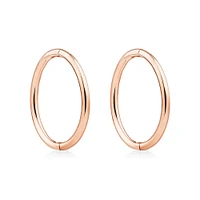 12mm Sleepers in 10kt Rose Gold