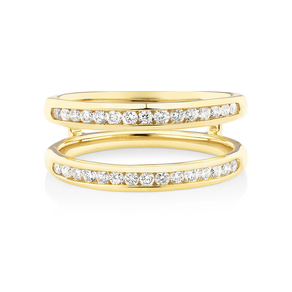 Bague complémentaire Evermore en or jaune 14 K avec diamants totalisant 0,40 ct