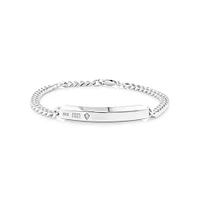 Curb ID Bracelet in Sterling Silver