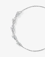 Cubic Zirconia Vine Bracelet in Sterling Silver