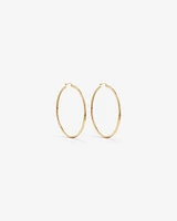 45mm Hoop Earrings in 10kt Yellow Gold