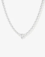 45cm (18") 6.5mm-7mm Width Belcher Chain in Sterling Silver