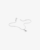 19cm (7.5") N Initial Bracelet in Sterling Silver