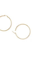 45mm Hoop Earrings in 10kt Yellow Gold