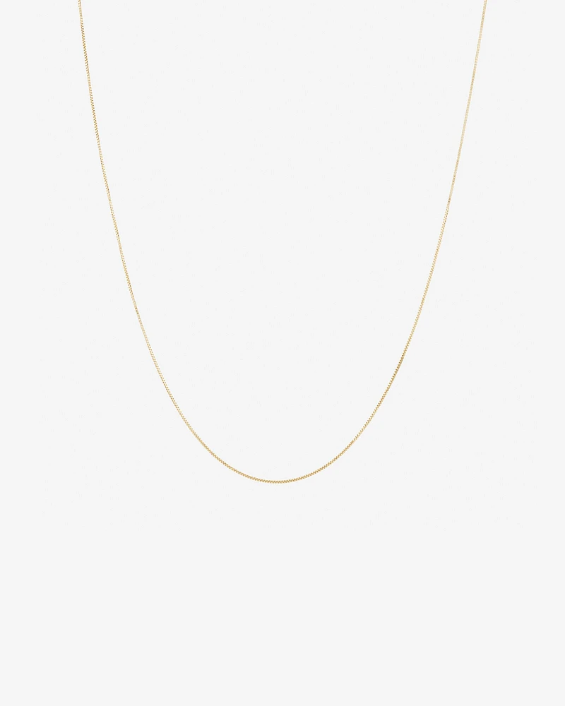 50cm Box Chain in 18kt Yellow Gold