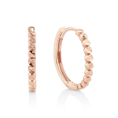 Huggie Earrings in 10kt Yellow Gold