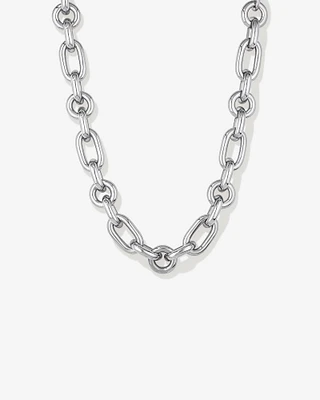 Bold Link Necklace in Sterling Silver