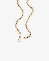 45cm (18") 4mm-4.5mm Rope Chain in 10kt Yellow Gold