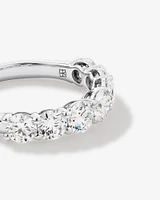 2.00 Carat TW Round Brilliant Laboratory-Grown Diamond Wedding Ring in 14kt White Gold