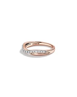 Wedding Ring with 0.25 Carat TW of Diamonds in 14kt Rose Gold