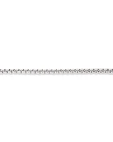 5mm Wide Rounded Box Chain Bracelet in Sterling Silver