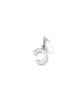 Letter Z Initial Pendant in Sterling Silver