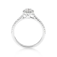 Engagement Ring with 1/2 Carat TW of Diamonds in 14kt White Gold