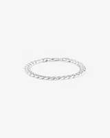 21cm (8.5") 7.2mm Width Curb Bracelet in Sterling Silver