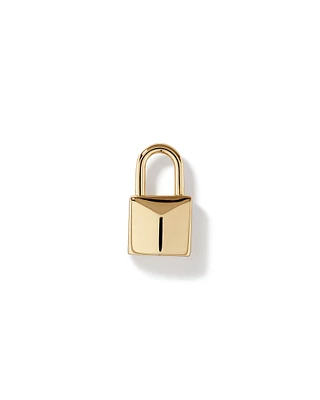 Signature Lock Pendant in 10kt Yellow Gold