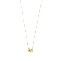 Love Necklace with 0.20 Carat TW of Diamonds in 10kt Yellow Gold