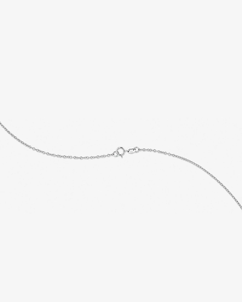 Collier en argent sterling et en or rose 10 K avec améthyste rose