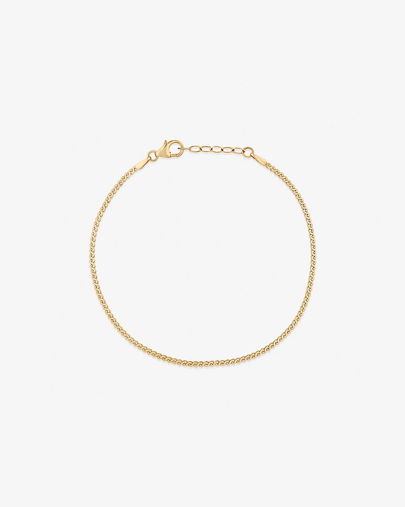 19cm (7.5") Serpentine Bracelet in 10kt Yellow Gold