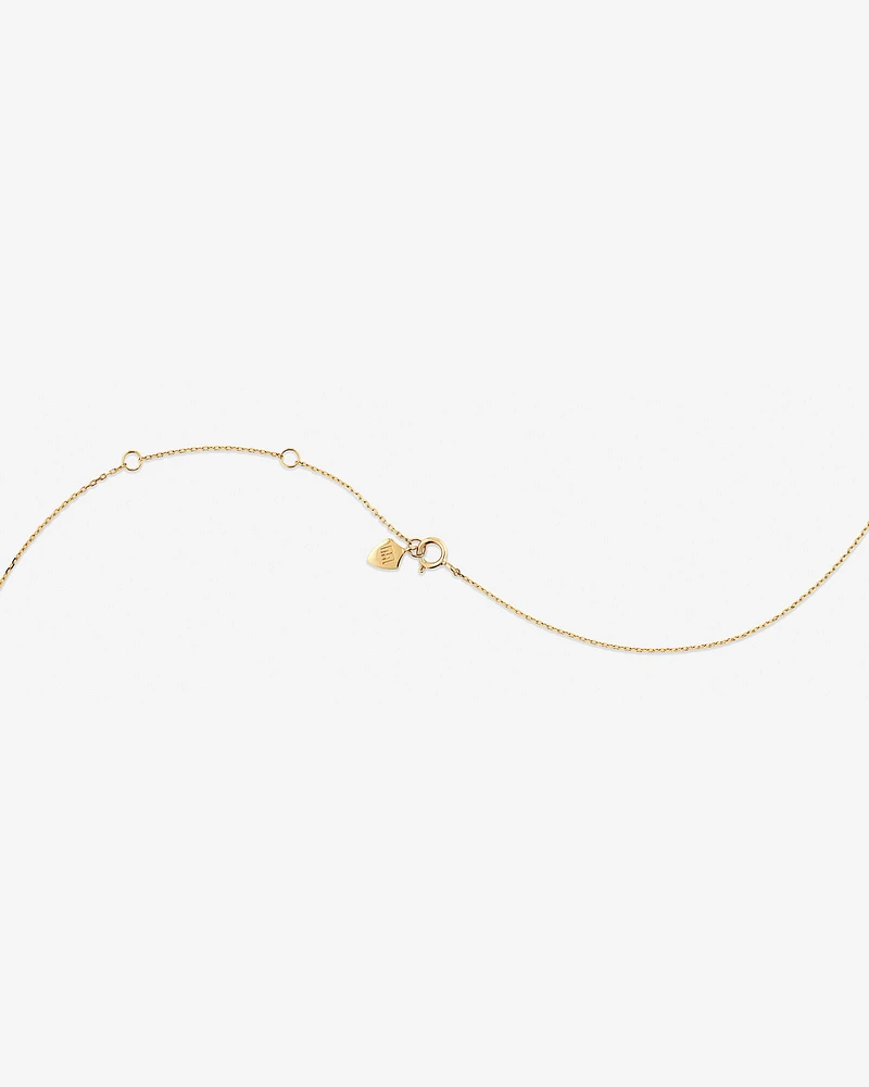 Bar Necklace with 0.10 Carat TW of Diamonds in 10kt Yellow Gold