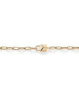 Signature Lock Bracelet in 10kt Yellow Gold