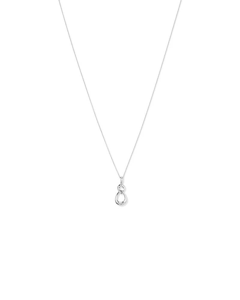 Linked Pendant Necklace in Sterling Silver