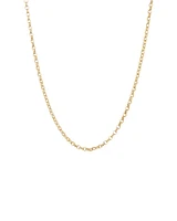 70cm (28") Oval Belcher Chain in 10kt Yellow Gold