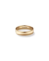 5mm Lite Half Round Polished Wedding Band 10kt Yellow Gold
