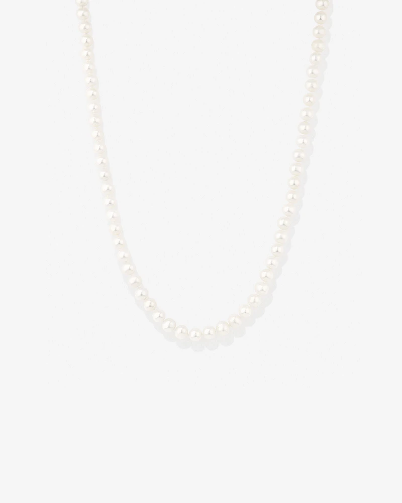 Cultured Freshwater Pearl Necklace in 10kt Yellow Gold