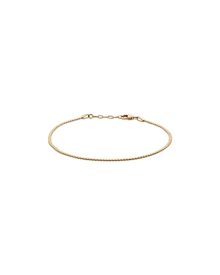 19cm (7.5") Serpentine Bracelet in 10kt Yellow Gold