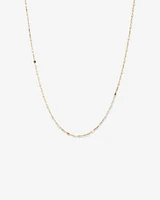 50cm (20") Oval Mirror Cable Chain in 10kt Yellow Gold