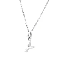 "Z" Initial Pendant in Sterling Silver