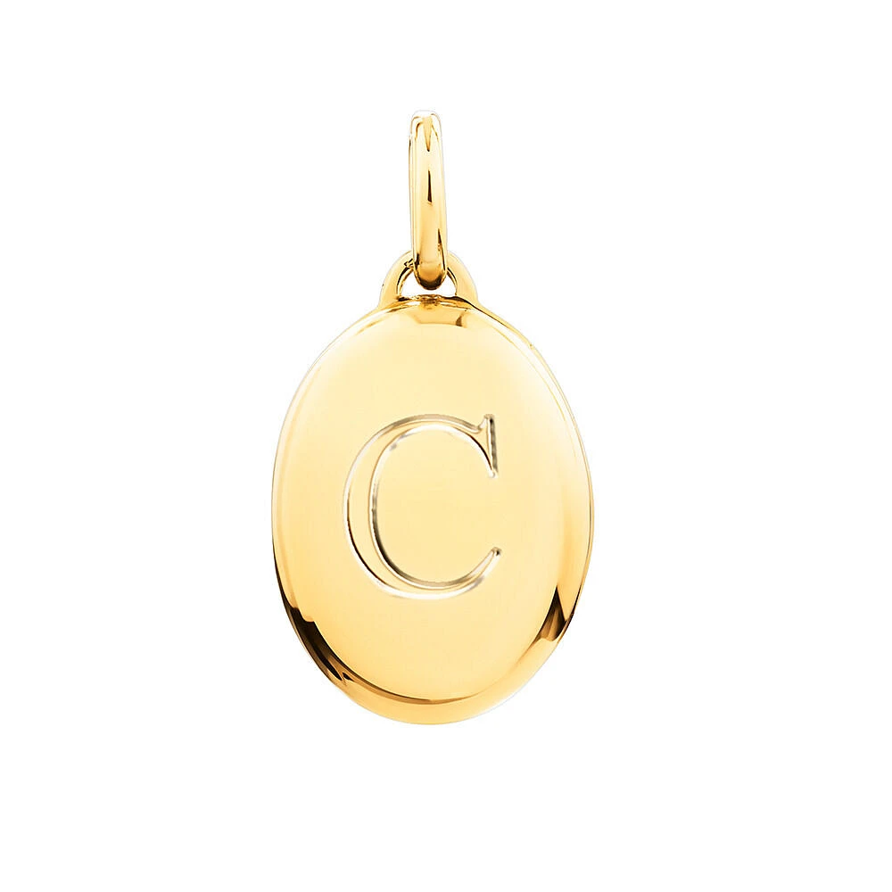 Oval Locket in 10kt Yellow Gold