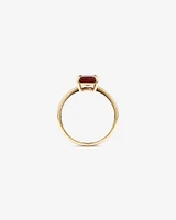 Garnet Ring in 10kt Yellow Gold