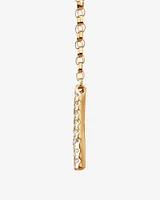 "K" Initial Necklace with 0.10 Carat TW of Diamonds in 10kt Yellow Gold