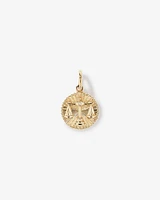 Diamond Accent Aries Zodiac Pendant in 10kt Yellow Gold