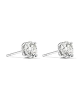 2.00 Carat TW Flawless Diamond Solitaire Stud Earrings in 18kt White Gold